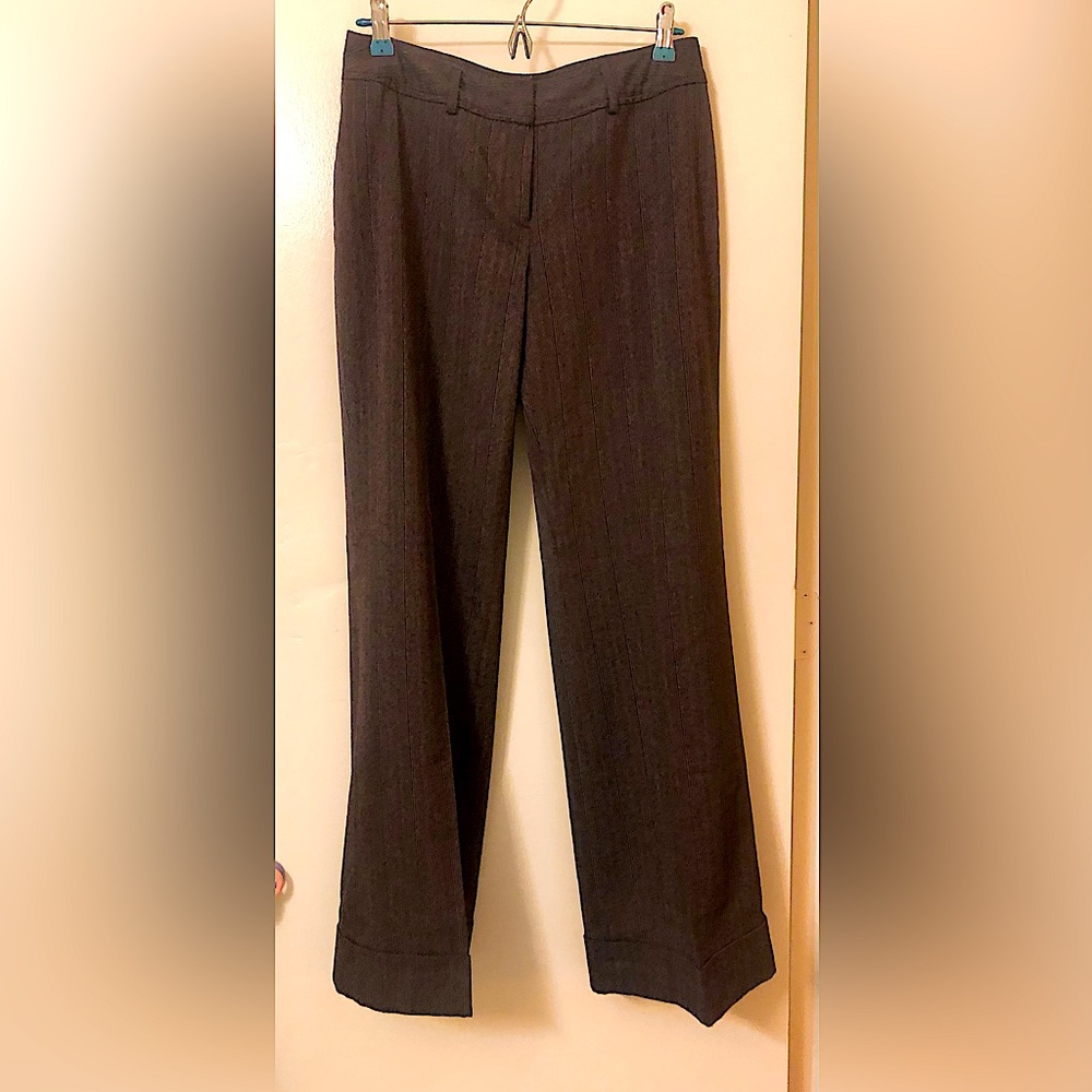 WORTHINGTON WORKS-Stretch Separates, WIDE LEG, Cuffed-hem SLACKS. Size 6